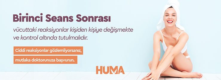Lazer Epilasyon Birinci Seans Sonrası 3 lazer epilasyon uygulaması yapılmış kadın